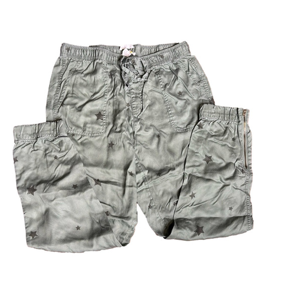 C & C California pull on green jogger pant with stars - Picture 1 of 13